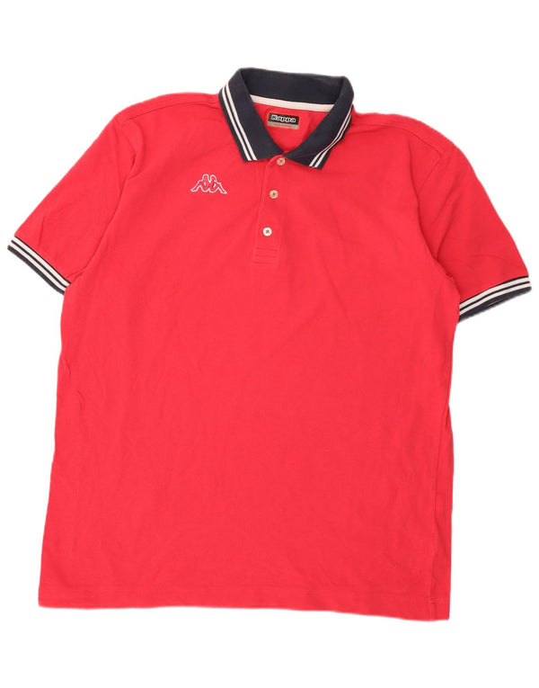 Camisa polo masculina Kappa 2XL algodão rosa