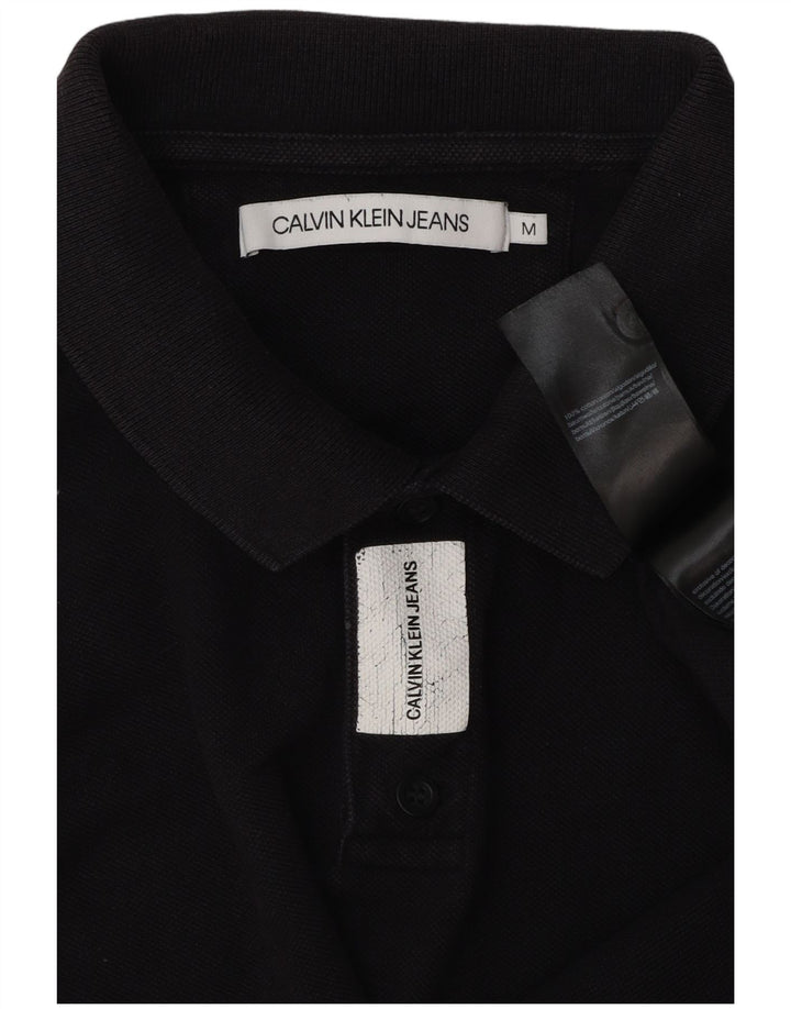 Camisa polo masculina Calvin Klein Jeans média azul marinho algodão
