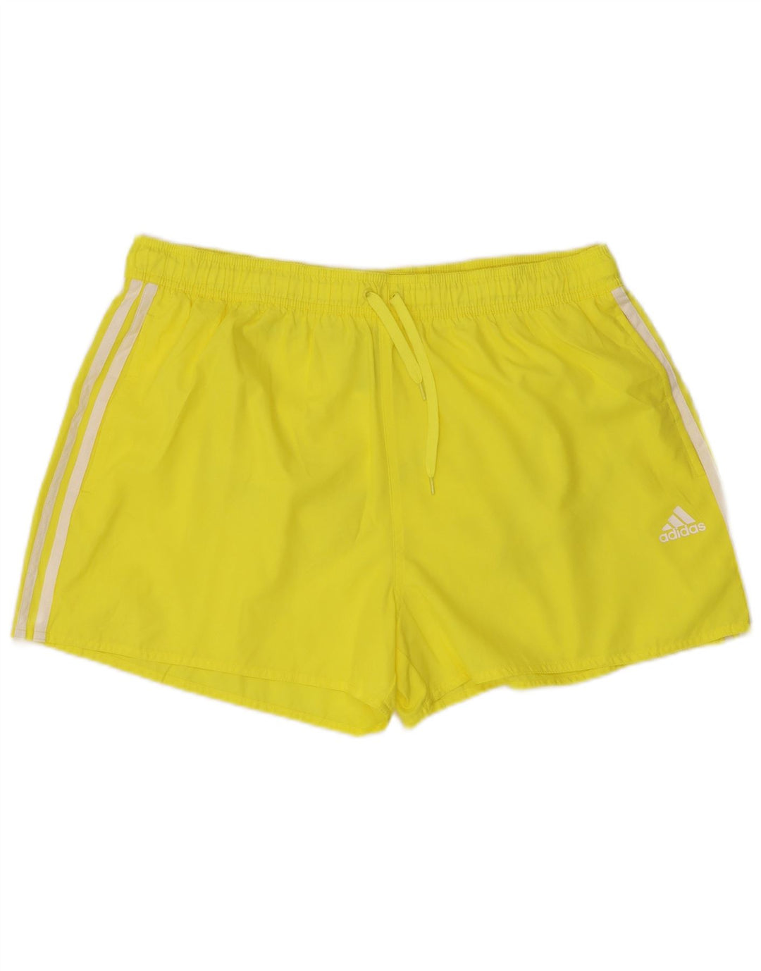 Shorts esportivos masculinos Adidas XL poliéster amarelo