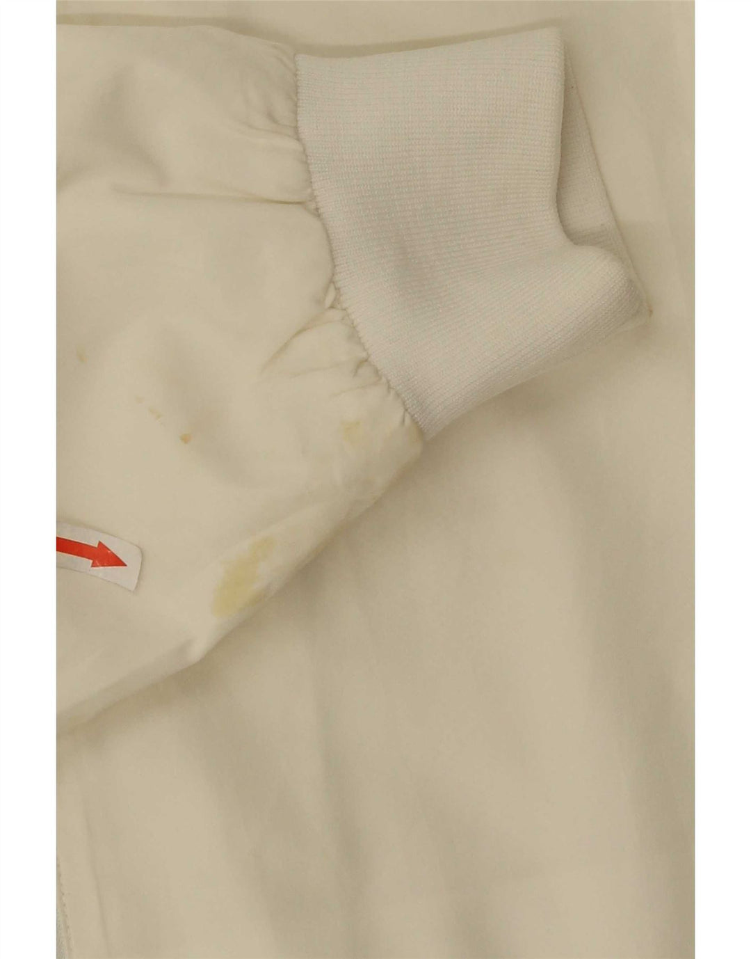 Reebok Mens Tracksuit Top Jacket Pequeno Poliéster Colorblock Branco