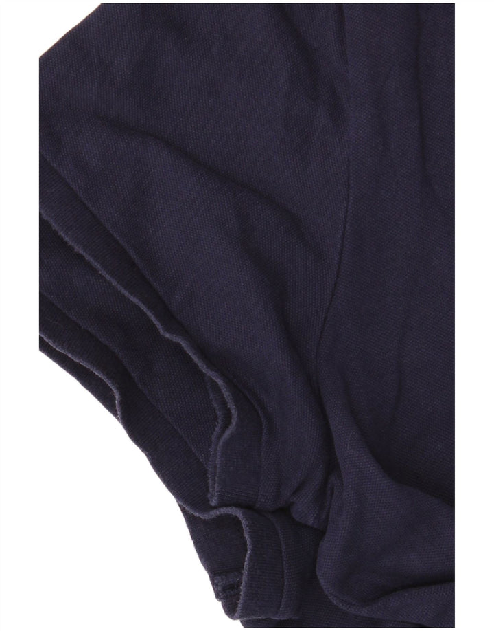 Pólo feminino Gant 2XL algodão azul marinho