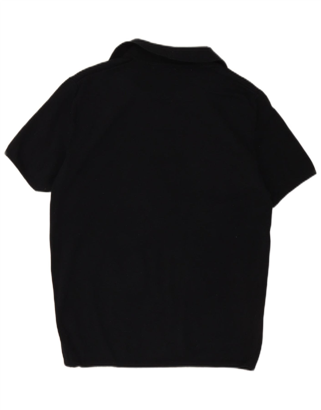 Camisa polo masculina ZARA média azul marinho