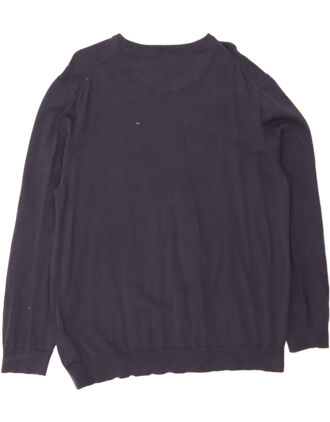 TIMBERLAND Womens V-Neck Jumper Sweater UK 20 2XL Navy Blue Cotton Vintage Timberland and Second-Hand Timberland from Messina Hembry 