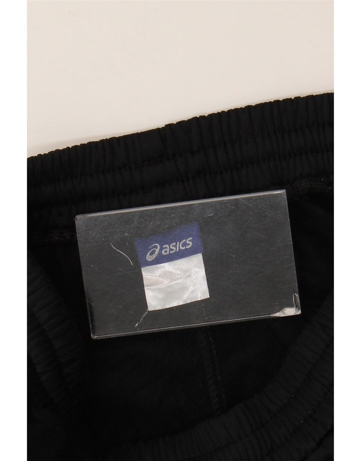 Calça de treino feminina Asics UK 14 grande poliéster preto