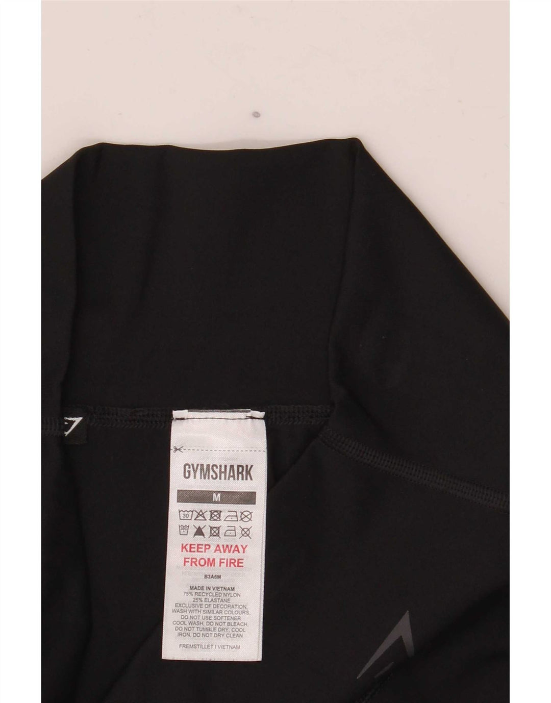 Leggings femininos Gymshark UK 14 médio preto nylon
