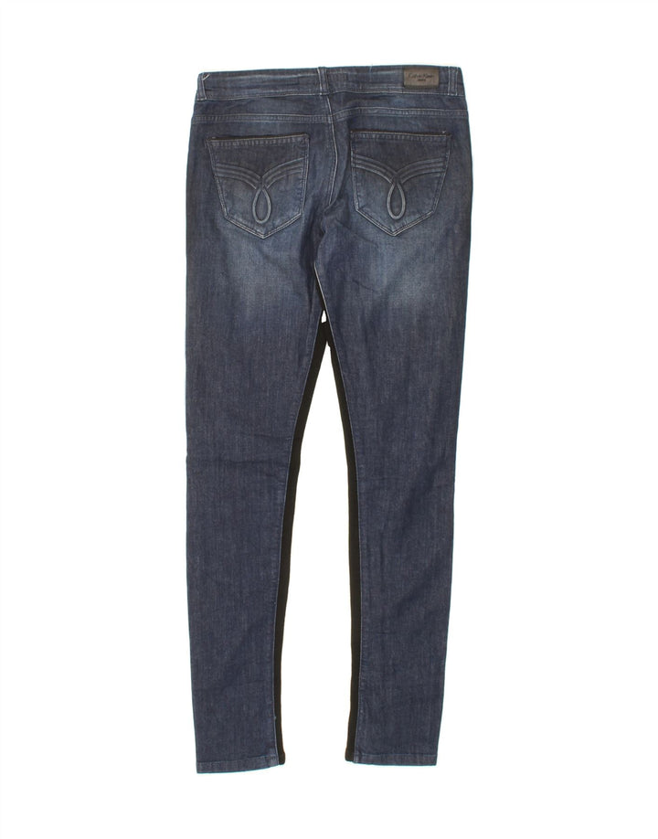 CALVIN KLEIN Womens Jegging Jeans W28 L30 Navy Blue Colourblock Vintage Calvin Klein and Second-Hand Calvin Klein from Messina Hembry 
