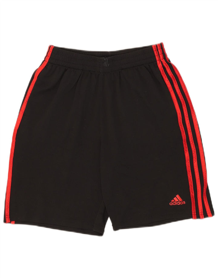 Shorts esportivos masculinos Adidas 13-14 anos XL preto poliéster