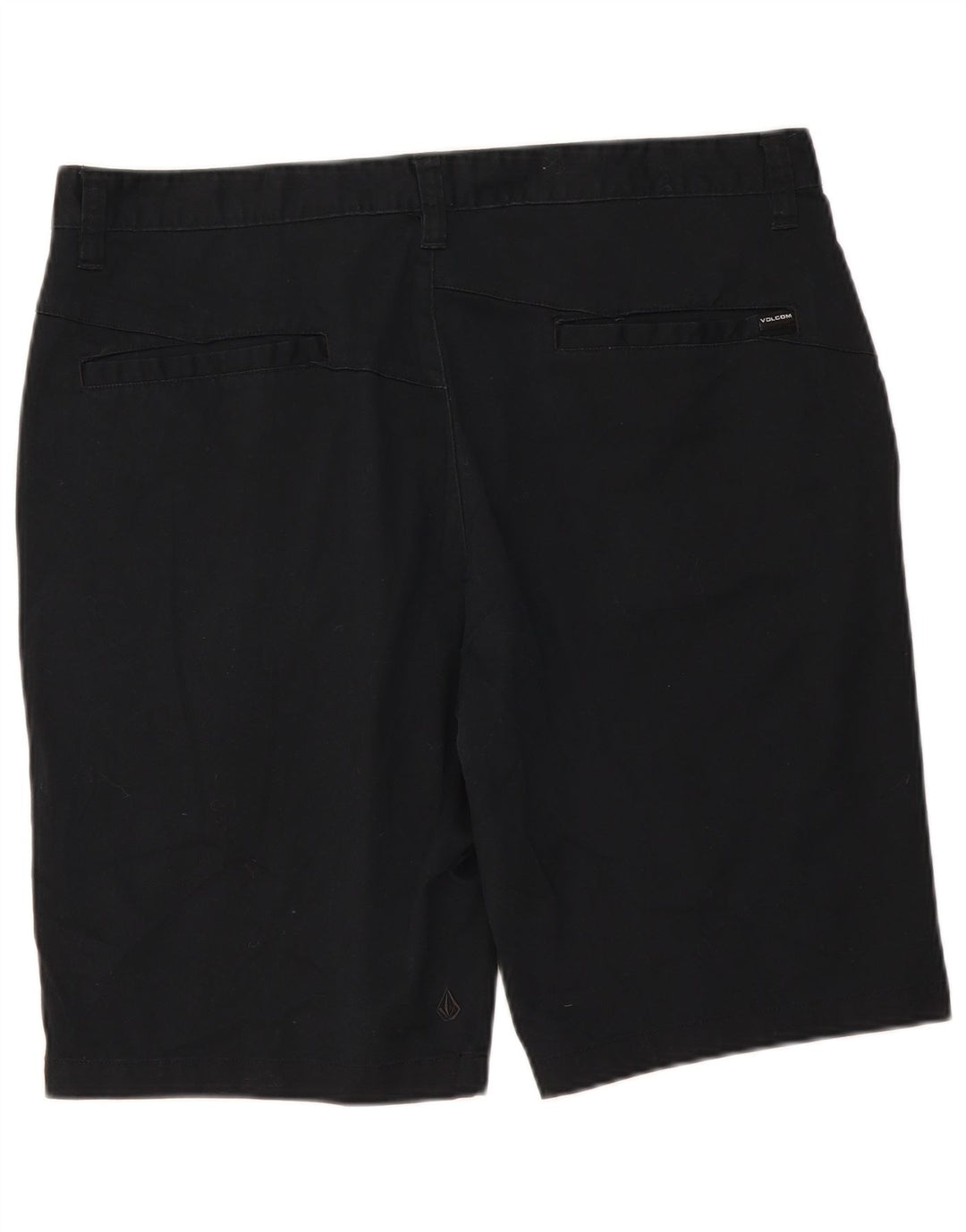 Volcom Mens Chino Shorts W38 XL Algodão Preto