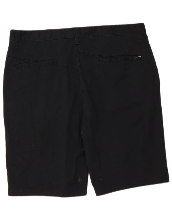 Volcom Mens Chino Shorts W38 XL Algodão Preto