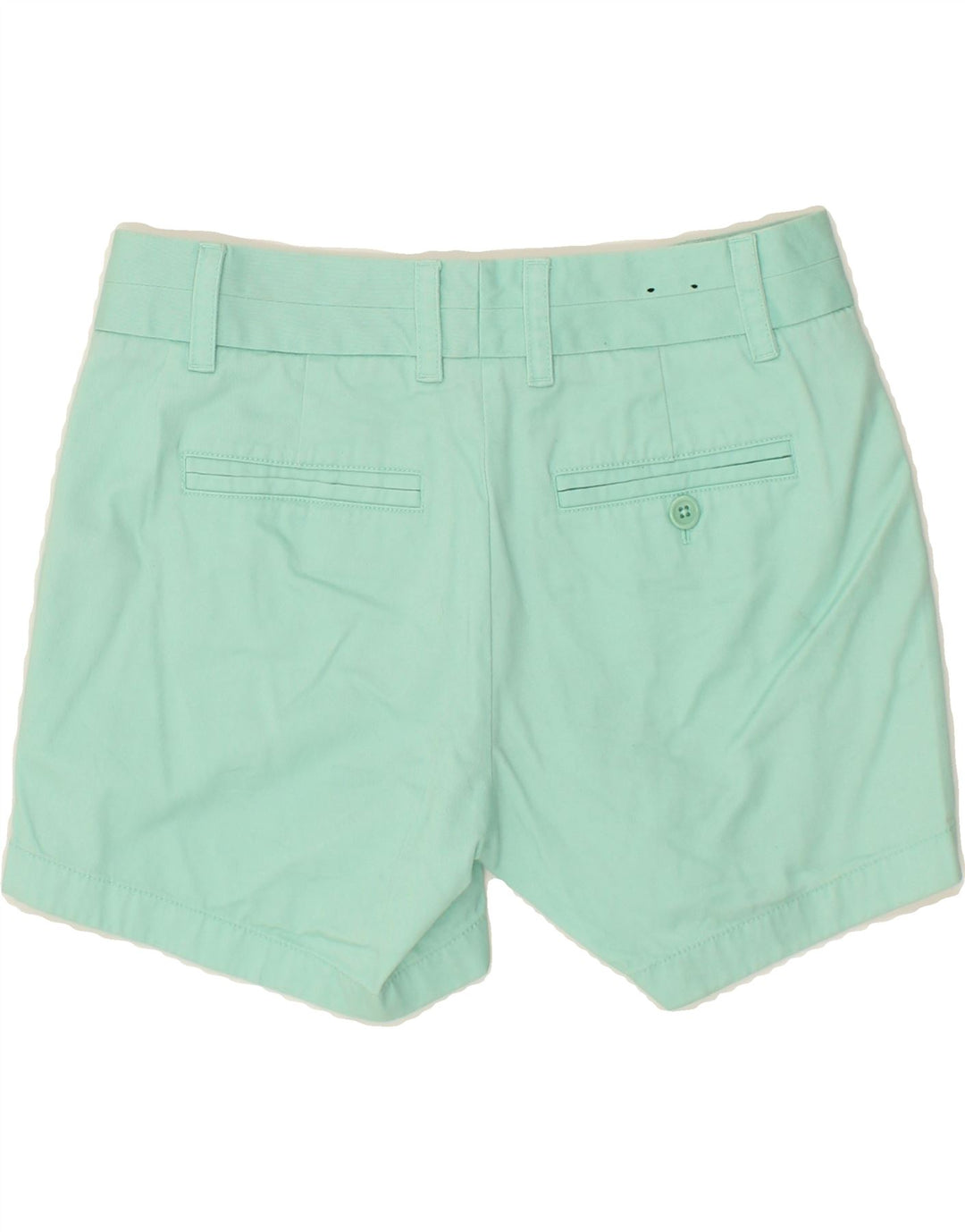 J. CREW Womens Hot Pants US 0 XS W25 Turquoise Cotton Vintage J. Crew and Second-Hand J. Crew from Messina Hembry 