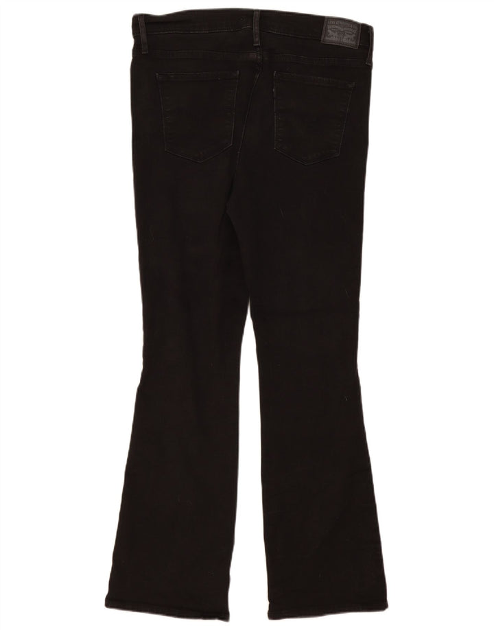 Calça jeans feminina Levi's 315 Shaping Bootcut W32 L30 algodão preto