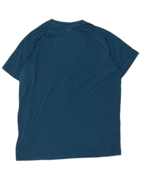 Camiseta masculina Mountain Warehouse de poliéster azul pequeno