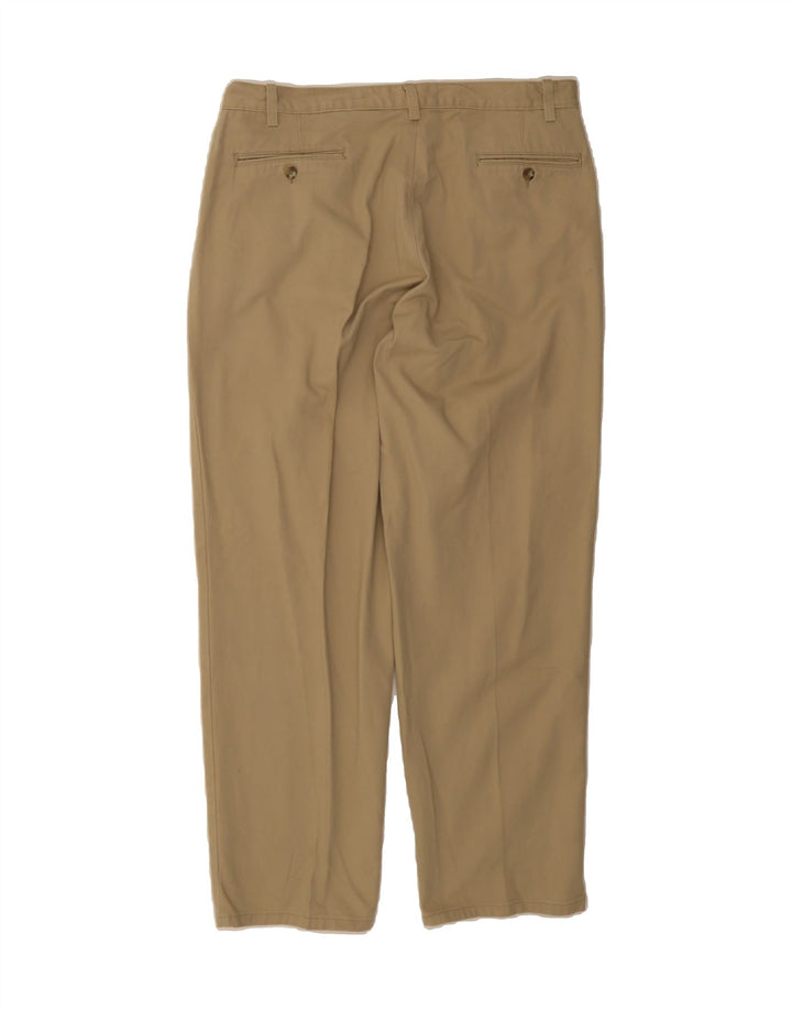 EDDIE BAUER Mens Pegged Chino Trousers W38 L32 Beige Cotton Vintage Eddie Bauer and Second-Hand Eddie Bauer from Messina Hembry 