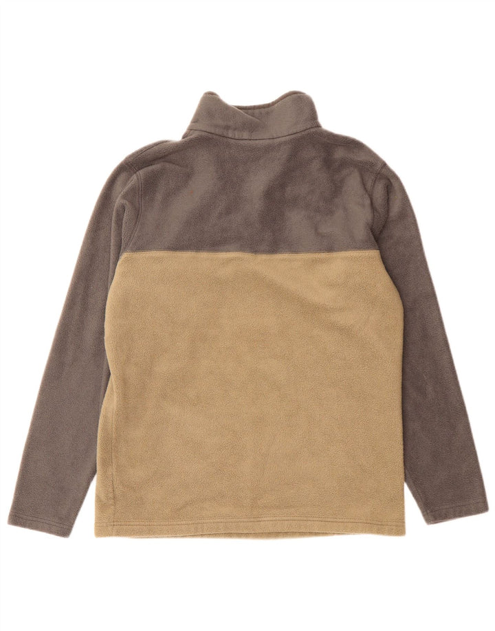 Suéter masculino Columbia de lã com gola redonda e poliéster bege médio