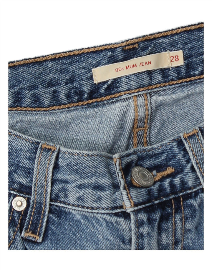 LEVI'S Mens Mom Jean Slim Jeans W28 L30 Azul Algodão