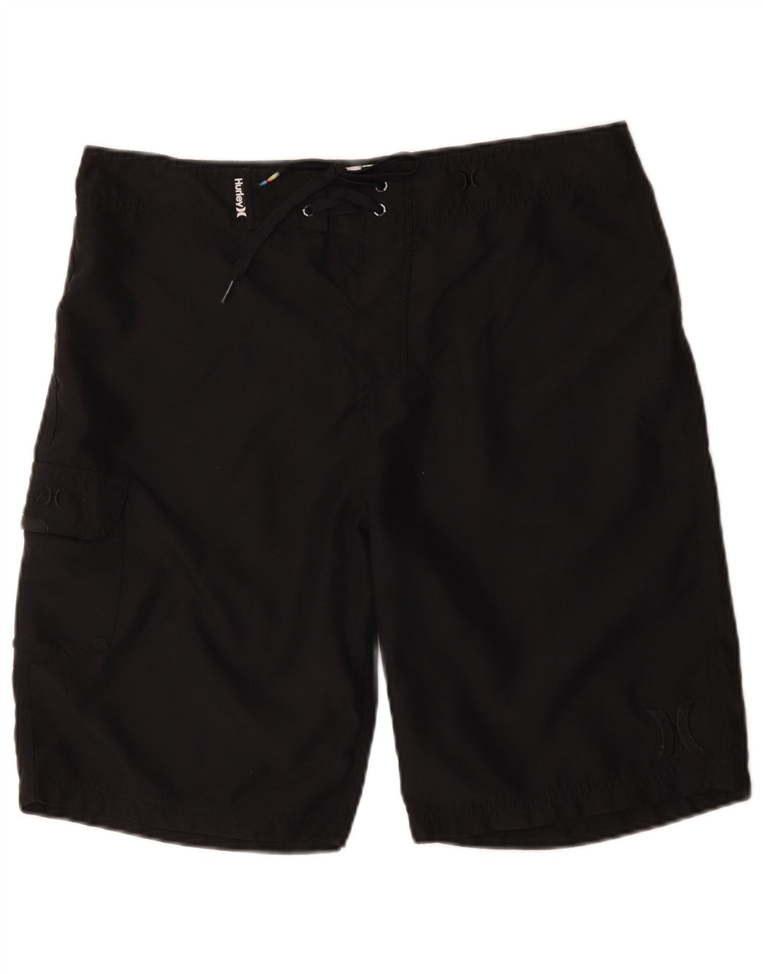 Shorts de natação masculino Hurley grande poliéster preto