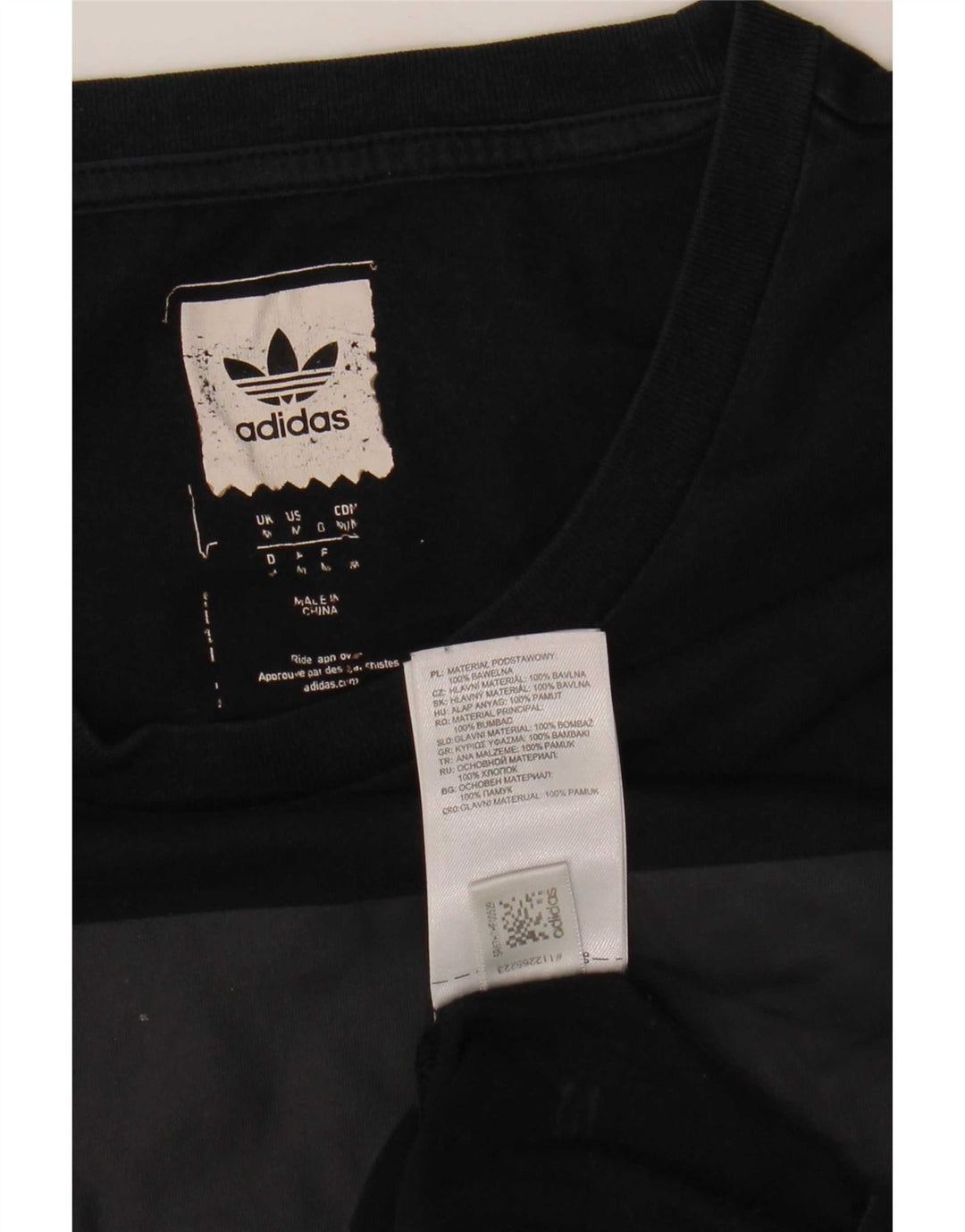 Adidas Camiseta Masculina Graphic Top Médio Algodão Azul Marinho