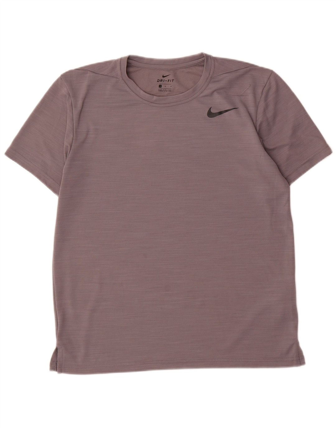 Nike Mens Camiseta Top Cinza Médio Poliéster