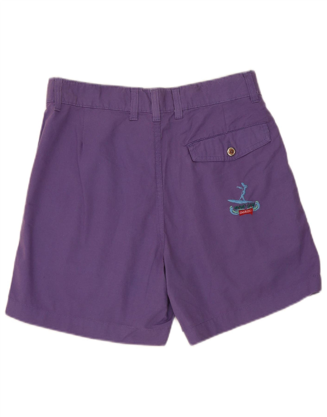 Shorts chino feminino CARRERA W30 algodão roxo médio