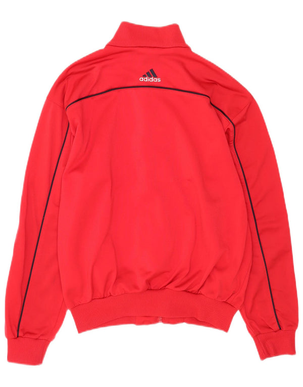 Jaqueta Adidas Meninas Treino Top 13-14 Anos Vermelho Colorblock Poliéster