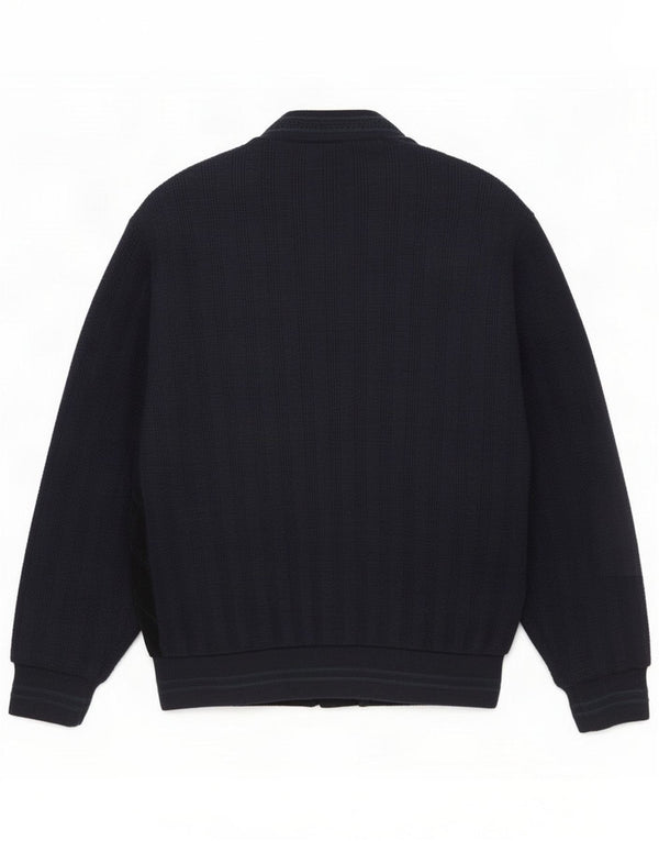 WESTBURY Suéter cardigã masculino da C&A pequeno azul marinho Colourblock clássico