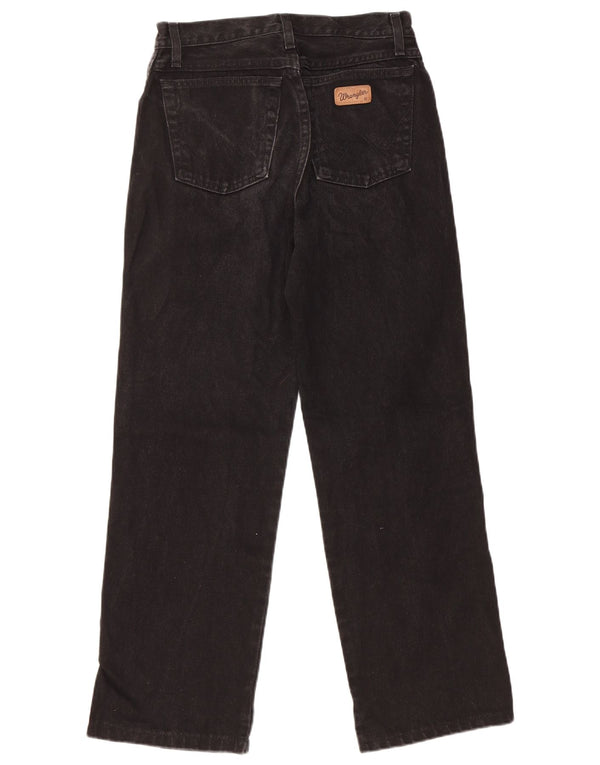 Wrangler Mens Texas Straight Jeans W29 L27 Black Cotton