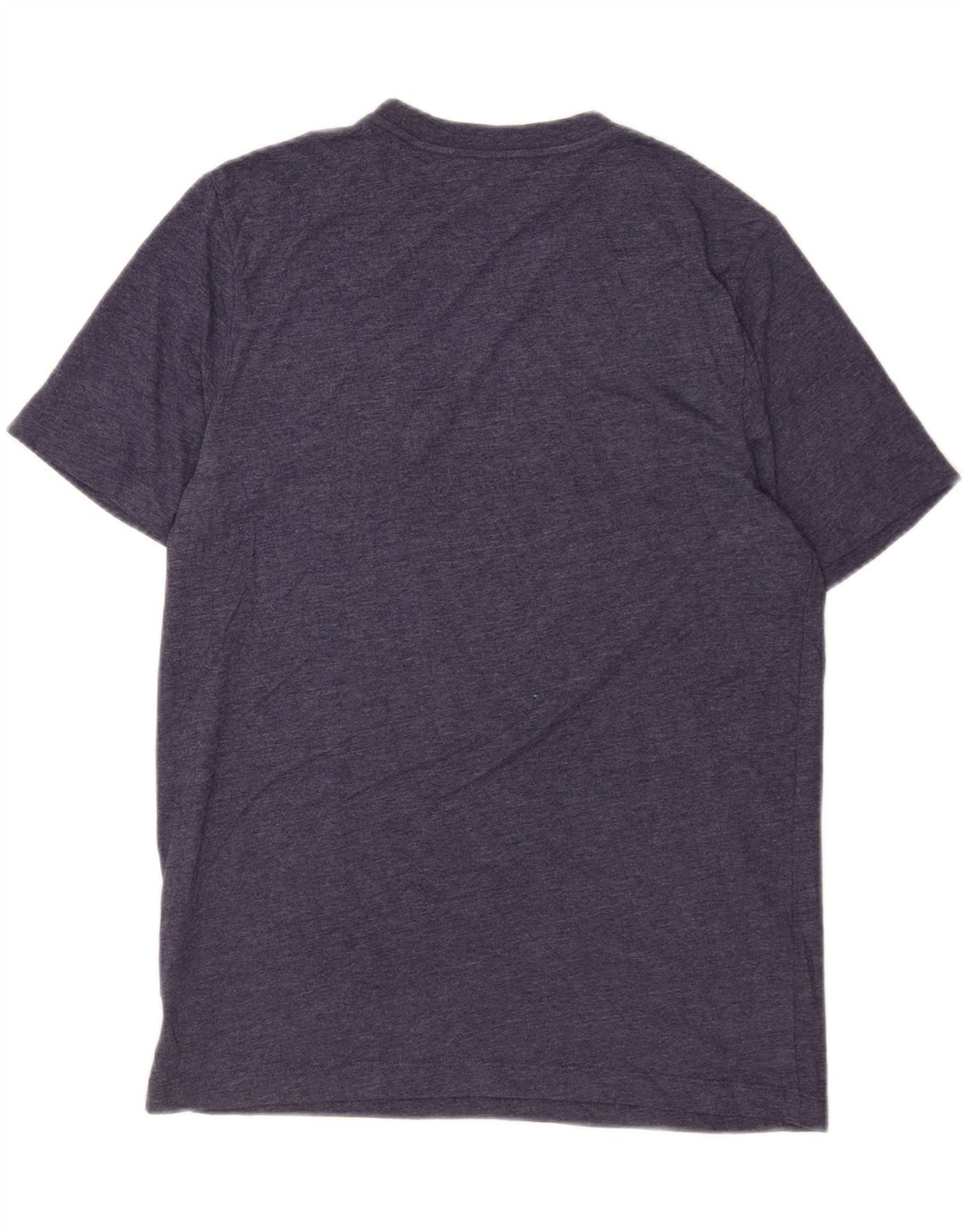 Camiseta masculina Puma Graphic Top médio algodão manchado azul marinho