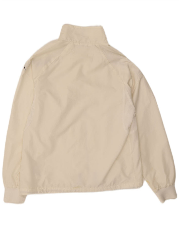 Reebok Mens Tracksuit Top Jacket Pequeno Poliéster Colorblock Branco