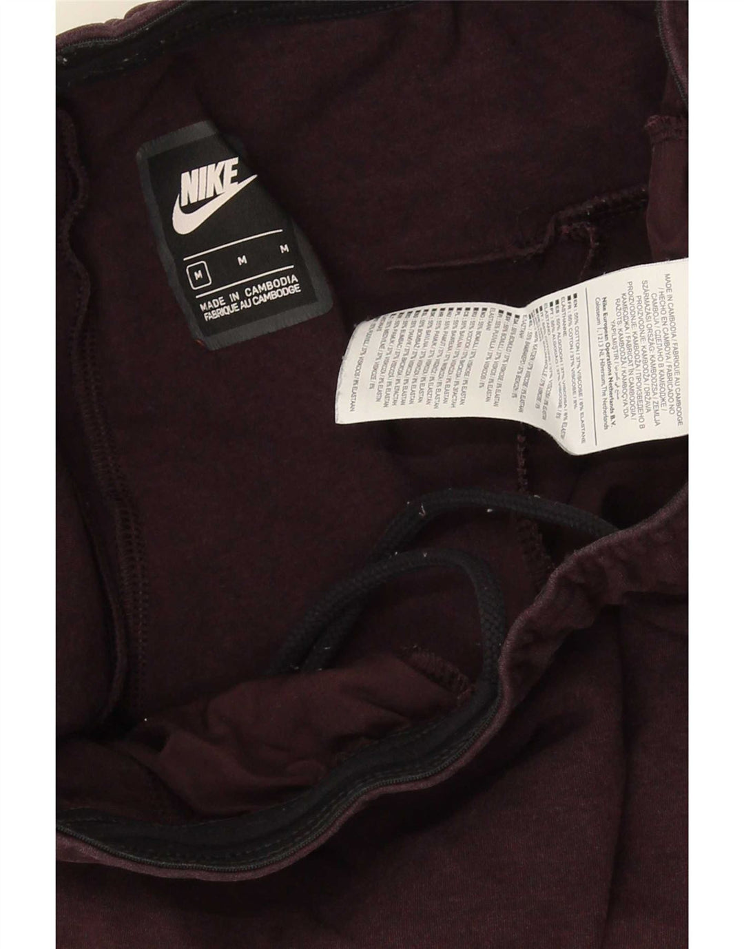Nike Mens Calças de treino Joggers Médio Roxo Algodão