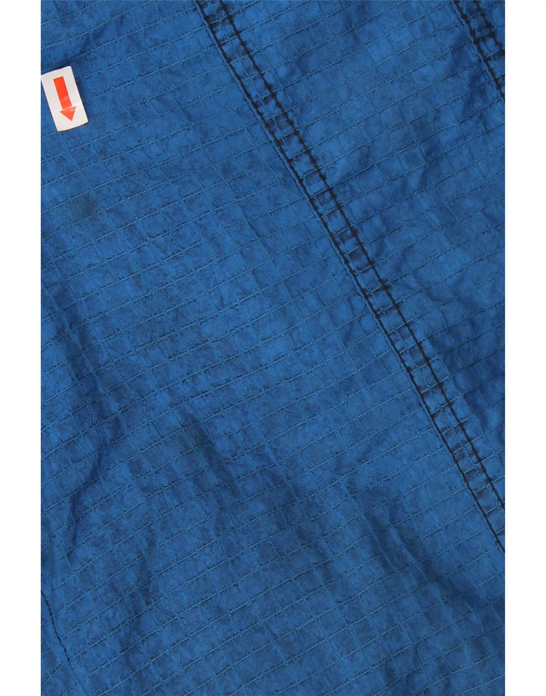 Macacão de esqui masculino vintage com capuz IT 52 grande azul colorblock poliamida