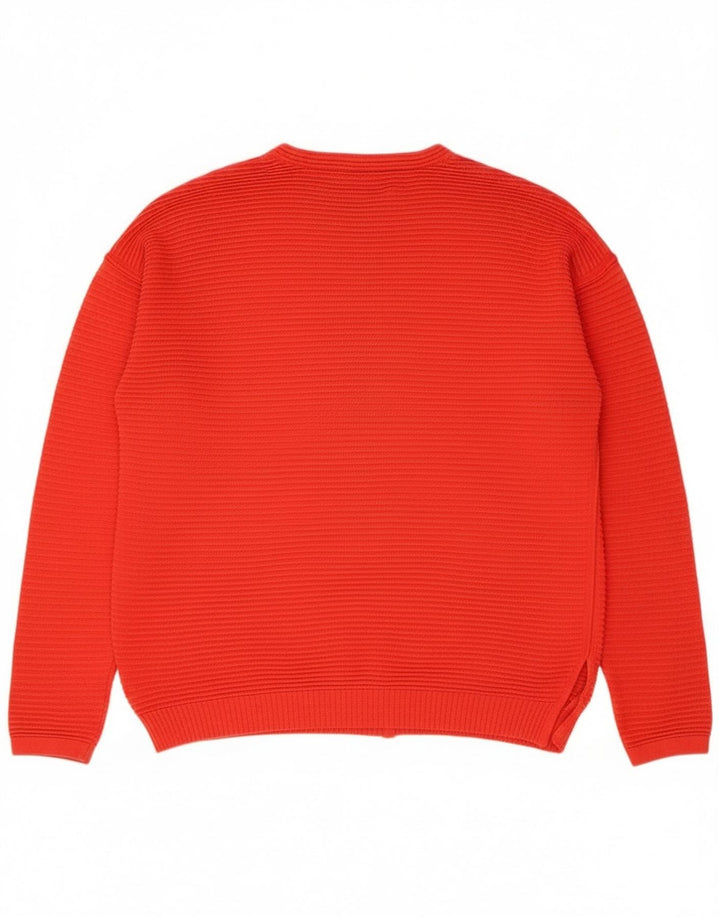 Suéter feminino Tog 24 com gola redonda UK 10 pequeno vermelho