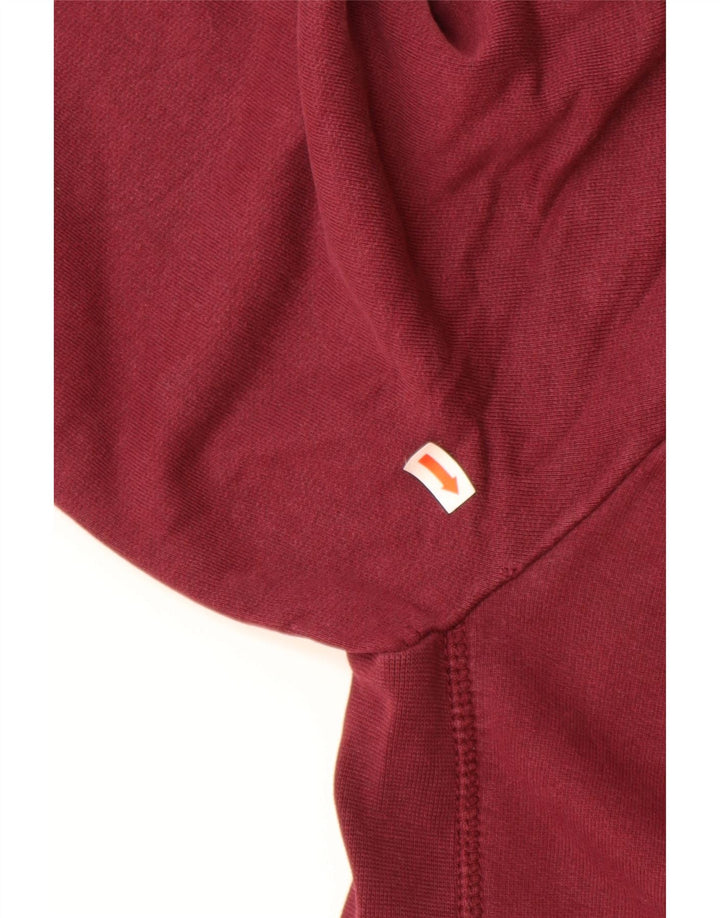 TOMMY HILFIGER Suéter gráfico masculino grande algodão borgonha