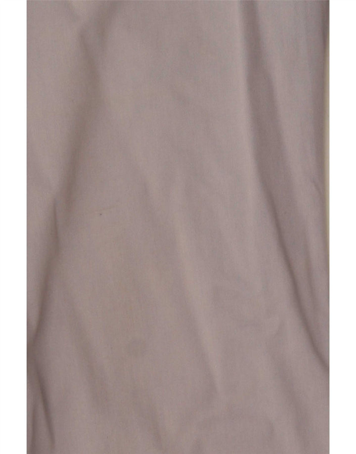 Calça feminina cortada reta Marks & Spencer Reino Unido 12 médio W30 L24 cinza