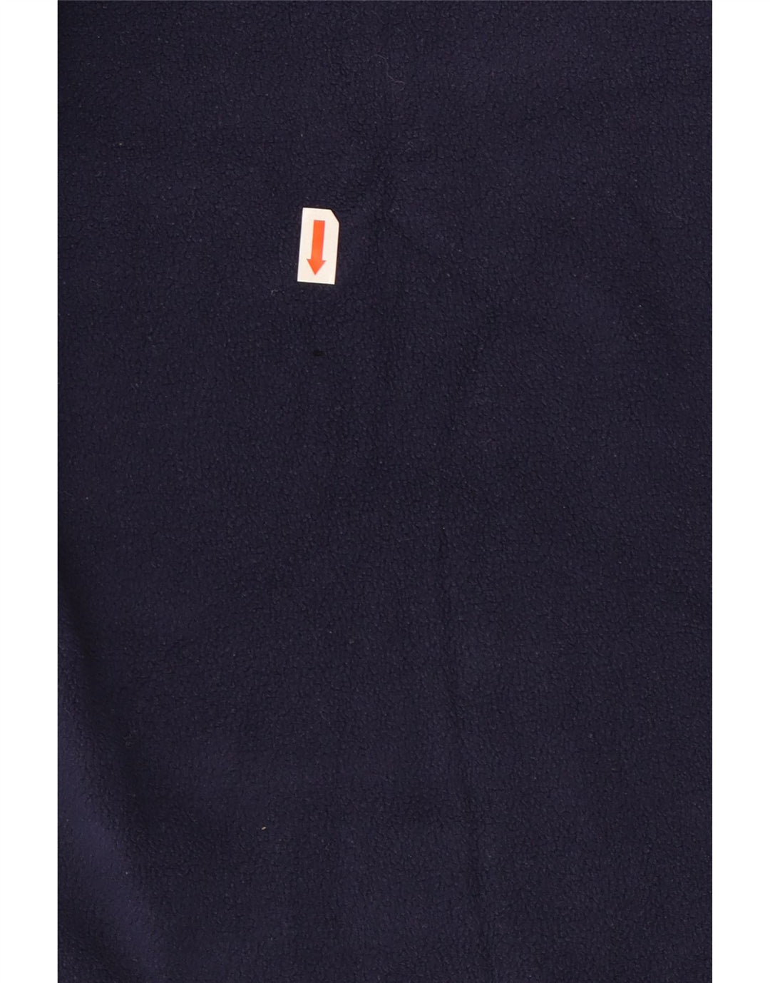 Suéter de lã masculino Kappa com zíper e gola grande azul marinho poliéster