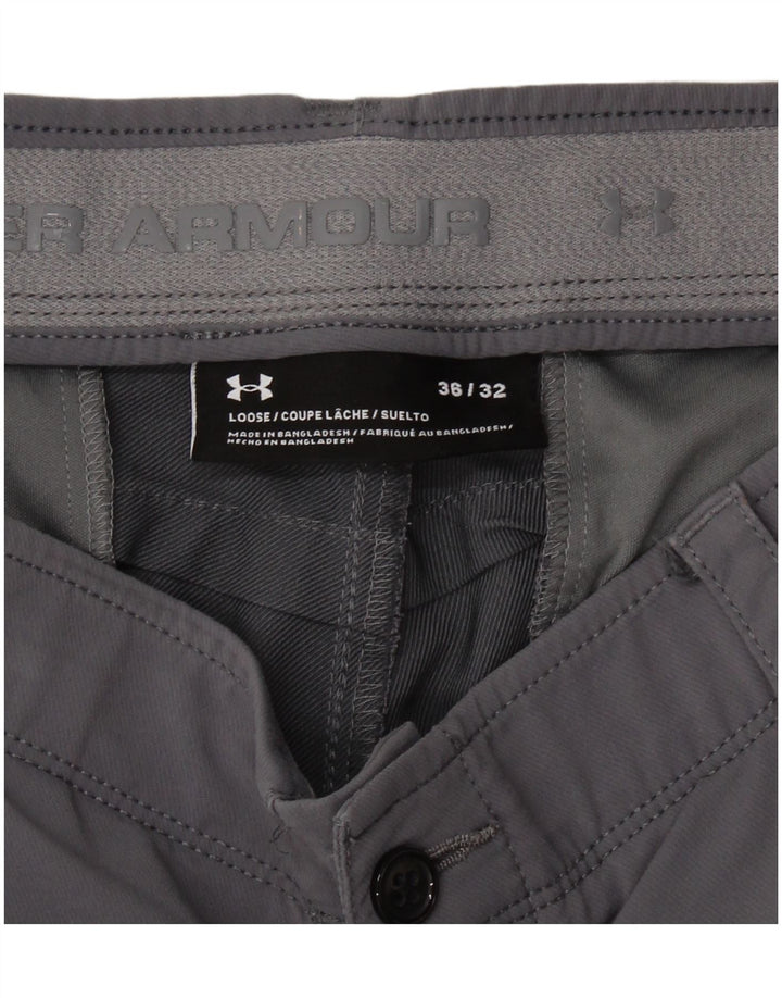 Calça Chino Slim Masculina UNDER ARMOUR W36 L32 Cinza