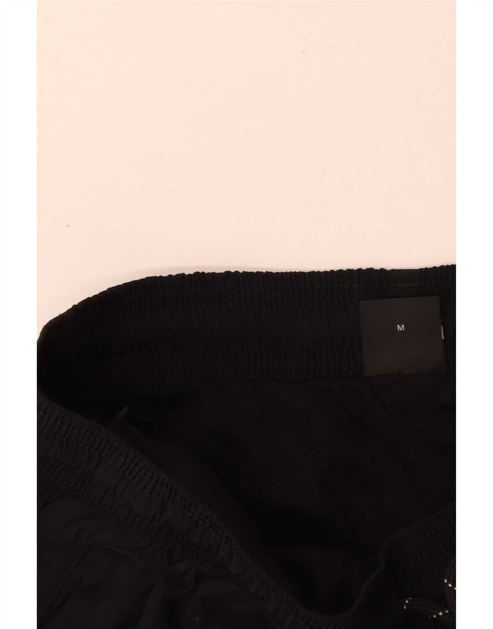 Hugo Boss Shorts de natação masculino gráfico médio preto poliamida