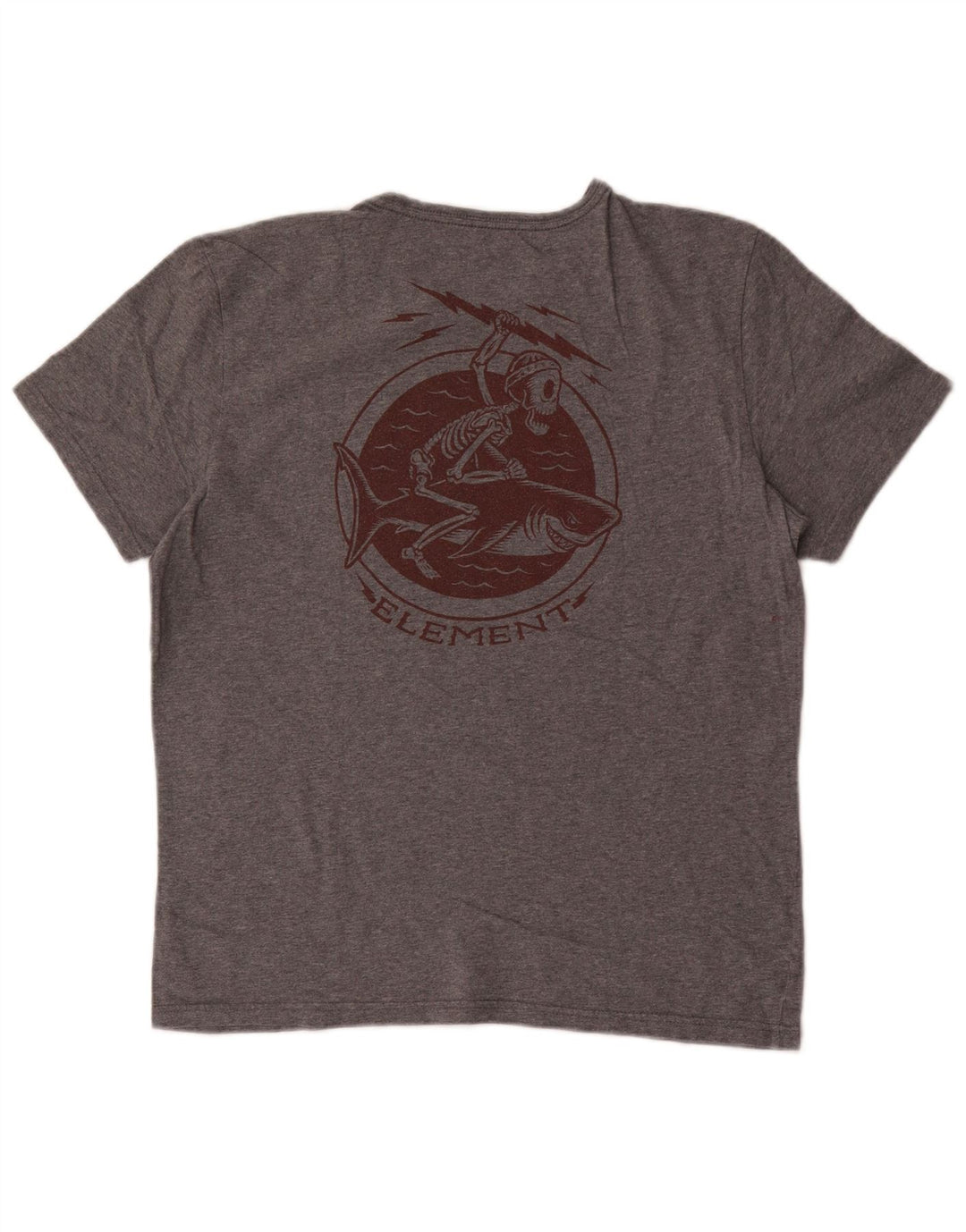 Camiseta Element Masculina Graphic Top Pequeno Cinza