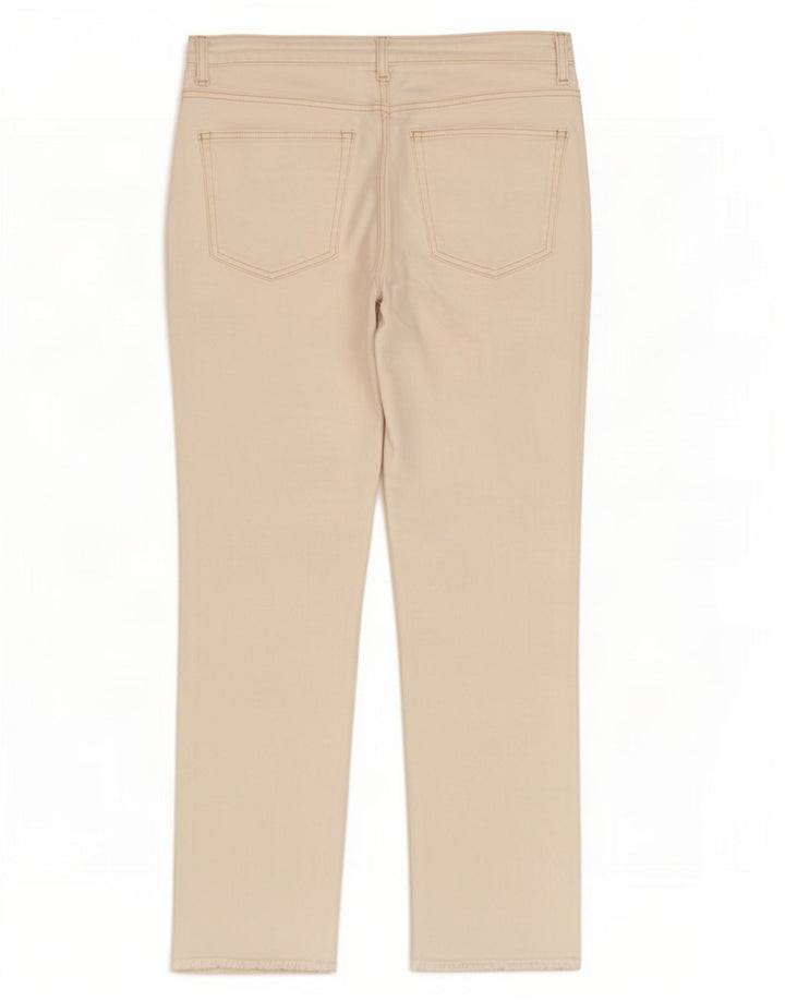 Jeans retos femininos Topshop W30 L26 algodão branco