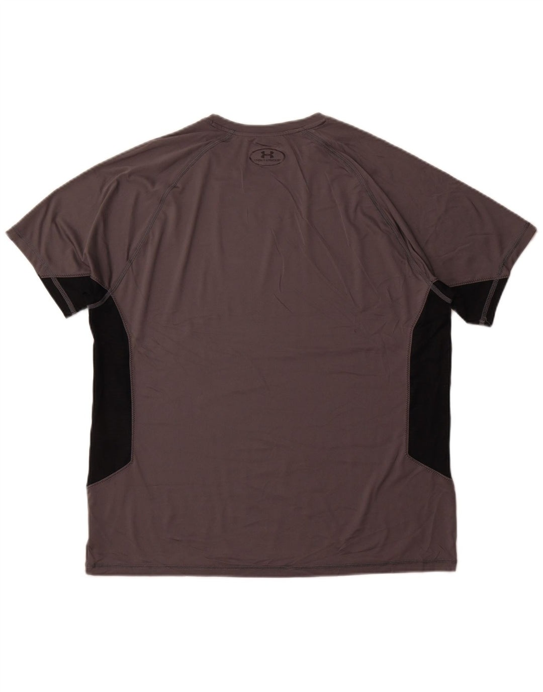 Camiseta masculina Under ARMOR Heat Gear Top XL cinza colorblock poliéster