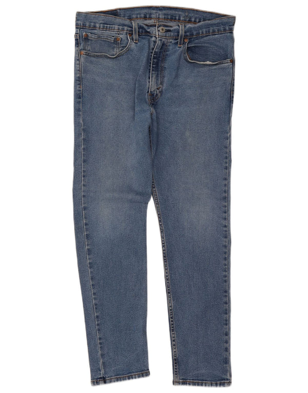 Calça jeans masculina Levi's 512 Slim Tapered W34 L30 azul algodão