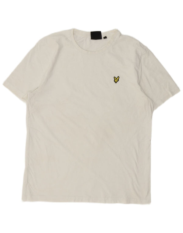 Camiseta masculina Lyle & Scott grande branca