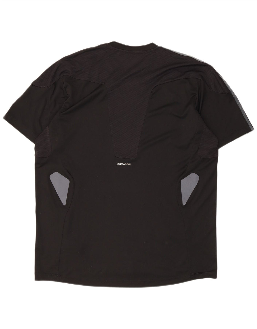 Adidas Masculino Climacool Camiseta Top XL Preto Colorblock Poliéster