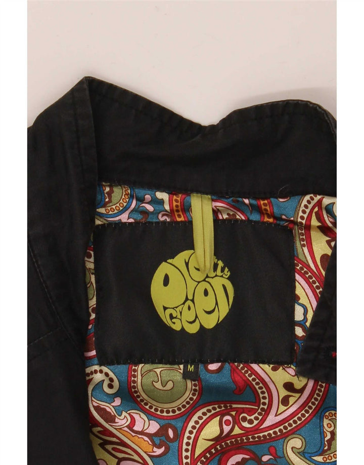Jaqueta bomber masculina Pretty Green UK 38 preta média