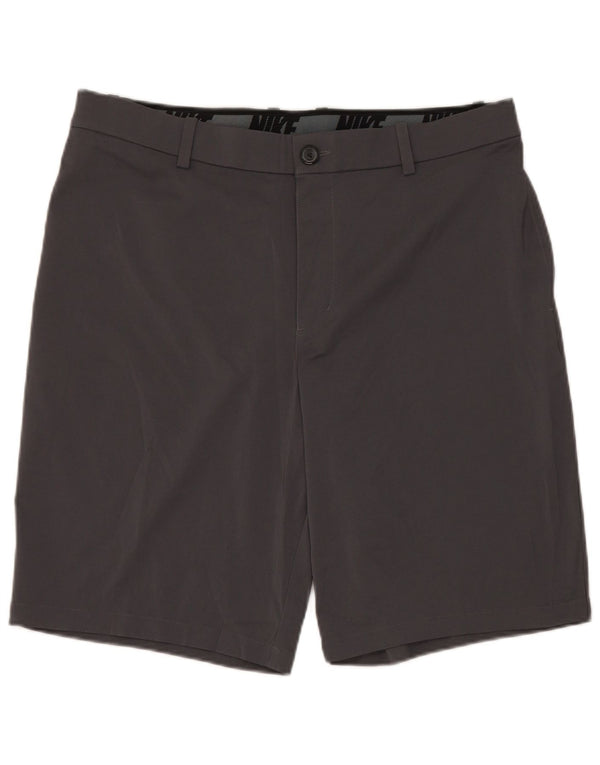 Nike Mens Chino Shorts W36 Large Grey Polyester