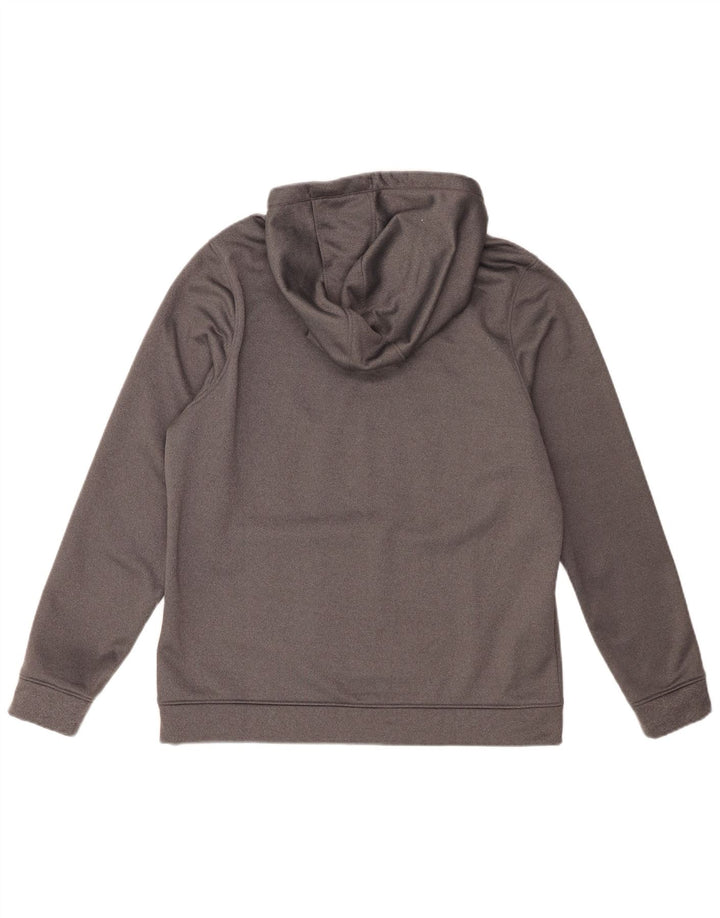 Under Armour Masculino moletom com capuz cinza médio