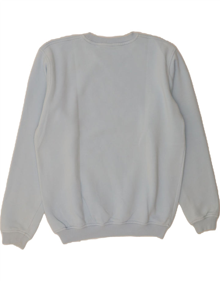 FILA Mens Graphic Sweatshirt Jumper IT 50 Medium Blue Cotton Vintage Fila and Second-Hand Fila from Messina Hembry 