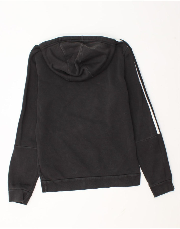 Adidas masculino gráfico moletom com capuz médio algodão preto