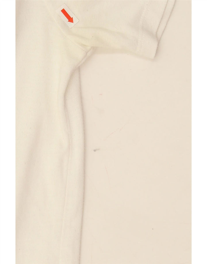 Camiseta Nike Feminina Oversized Graphic Top UK 6 XS Poliéster Branco