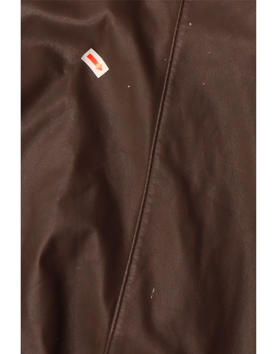 Jaqueta de couro masculina VINTAGE IT 48 couro marrom médio