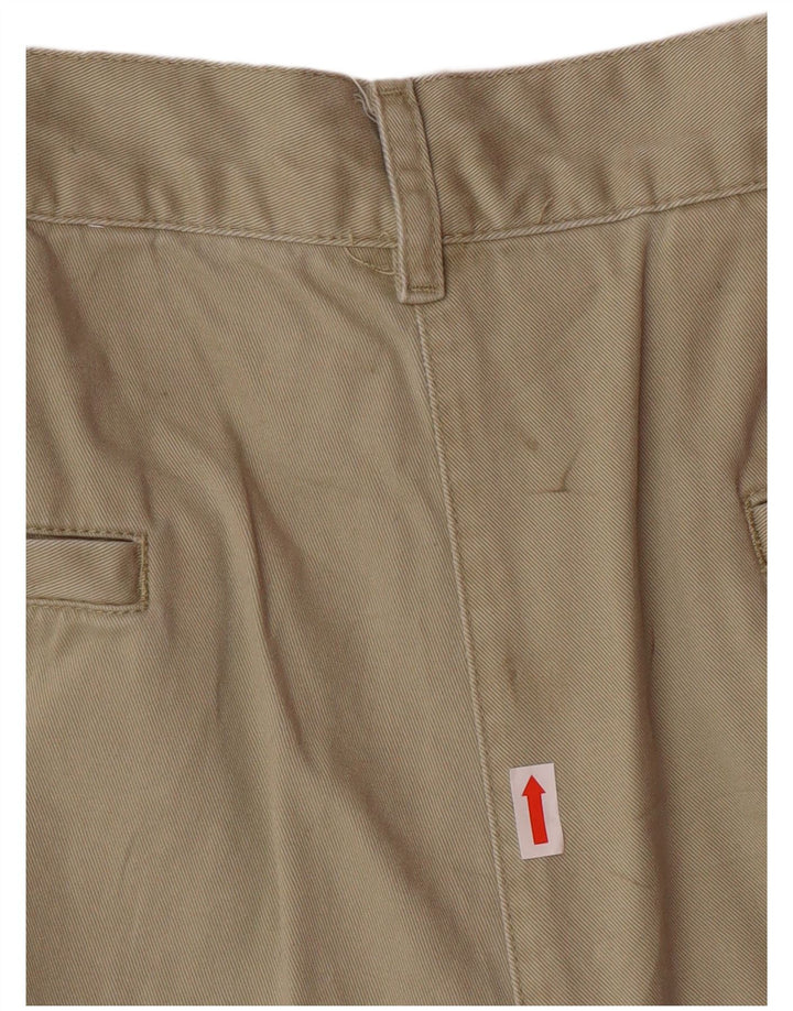 Shorts chino feminino RALPH LAUREN EUA 10 grande W32 algodão cáqui